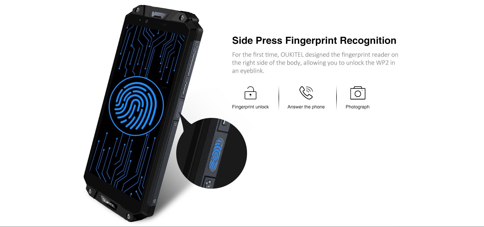 Оукител ВП2 - система распознавания отпечатка пальца